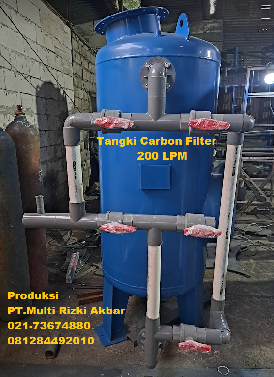 tangki carbon filter 200 lpm